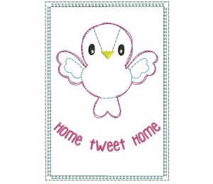 ITH Postkarte - Home tweet Home Vogel